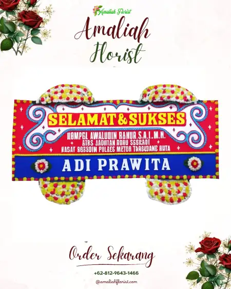 Papan Bunga Ucapan Selamat Ema