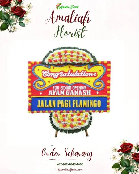 Sewa Papan Bunga Ema