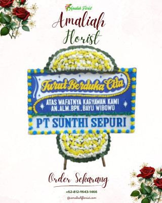 Papan Bunga Duka di Ema