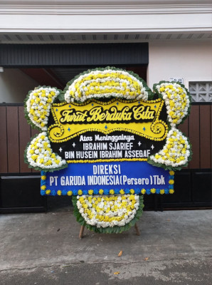 Papan Bunga Duka di Ema